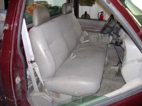 1995 - 2000 Chevy/GMC Solid Bench with Headrests Seat Covers