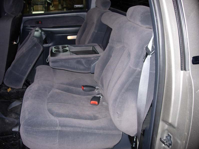 Driver Side Bottom Cloth Seat Cover Dark Gray 2001 2002 Chevy Silverado 1500 HD 