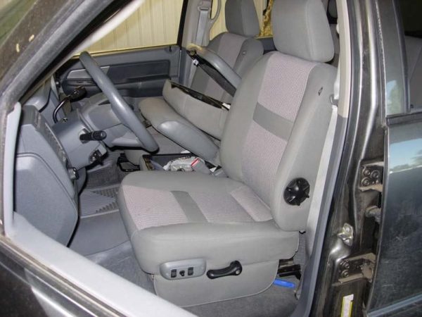2005 - 2009 Dodge 40/20/40 Upholstered Flap, Opening Upper and Lower Consoles Seat Covers
