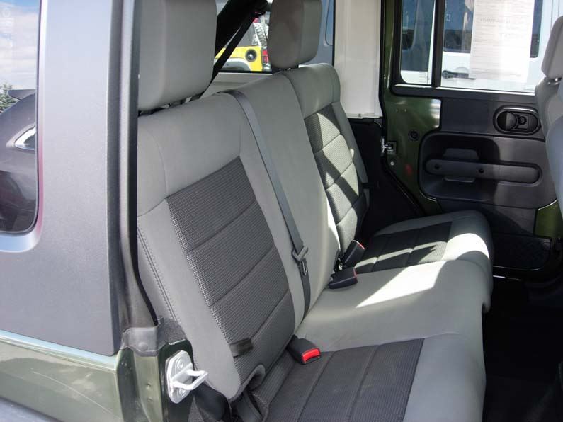 2007 2010 Jeep Wrangler 4 Door Rear 40 60 Seat Covers Headwaters - 2010 Jeep Wrangler Camo Seat Covers