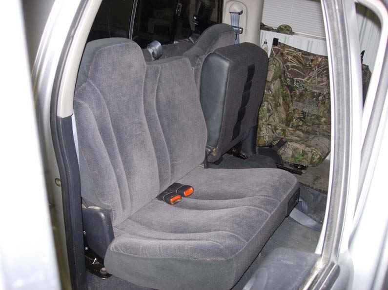 1999 2004 Dodge Dakota Crew Cab Rear 40 60 Seat Covers Headwaters - Seat Covers For 2005 Dodge Dakota Quad Cab