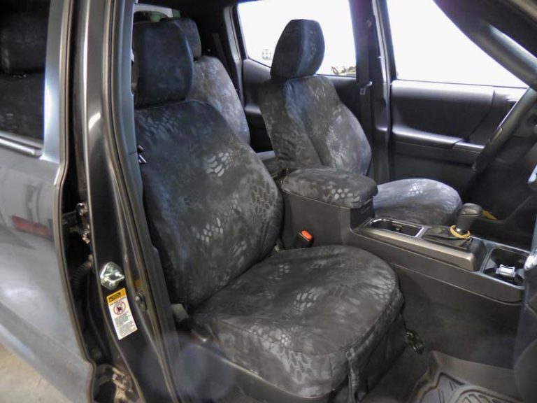Headwaters Seat Covers 2016 Tacoma Front with 13- Kryptek Typhon™ custom seat covers